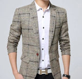 Mens Mix Plaid Blazer - MapleARTUS