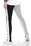 Split Two Tone Track Pants - MapleARTUS