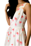 Women's Formal Floral Midi Dress