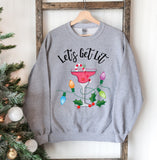Let's Get Lit Christmas Sweatshirt - MapleARTUS