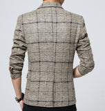 Mens Mix Plaid Blazer - MapleARTUS