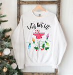 Let's Get Lit Christmas Sweatshirt - MapleARTUS