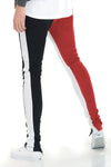 Split Two Tone Track Pants - MapleARTUS
