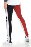 Split Two Tone Track Pants - MapleARTUS