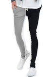 Split Two Tone Track Pants - MapleARTUS