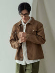 DAZY Men Back To School Cotton Flap Detail Jacket - MapleCo