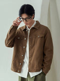 DAZY Men Back To School Cotton Flap Detail Jacket - MapleCo