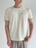 DAZY Men's Summer Letter Embroidery T-Shirt - MapleCo