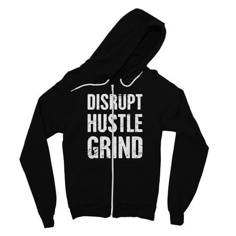 Disrupt Hustle Grind Fine Jersey Zip Hoodie - MapleARTUS