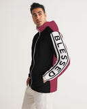 Mens Lightweight Windbreaker Jacket with Hood and Zipper Closure - - MapleARTUS