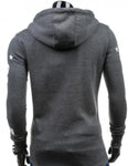 Mens Street Style Biker Hoodie - MapleARTUS
