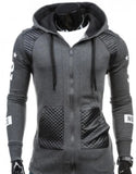 Mens Street Style Biker Hoodie - MapleARTUS