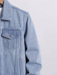 Manfinity Homme Men Cotton Flap Pocket Denim Jacket Without Tee - MapleCo