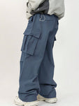 Manfinity Hypemode Loose Fit Men's Cargo Pants With Flap Pockets And Side Pockets - MapleCo