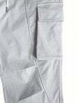 Manfinity Hypemode Loose Fit Men's Cargo Pants With Flap Pockets, Side Drawstring Waist - MapleCo