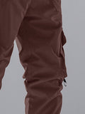 Manfinity Hypemode Loose Men\ Cargo Pants With Flap Pockets, Side And Drawstring Waist - MapleCo