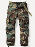 Manfinity LEGND Men's Casual Camouflage Printed Utility Pants - MapleCo