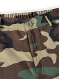 Manfinity LEGND Men's Casual Camouflage Printed Utility Pants - MapleCo