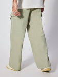 Manfinity Streetrush Men Flap Pocket Side Cargo Pants For Dailywear - MapleCo