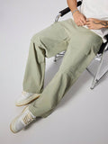 Manfinity Streetrush Men Flap Pocket Side Cargo Pants For Dailywear - MapleCo