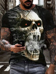 Manfinity Homme Men Skull Print Tee - MapleCo