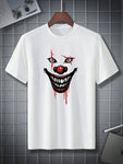 Manfinity Dauomo Men's Joker Printed Round Neck Short Sleeve T-Shirt