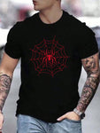 Manfinity EMRG Men Spider Web Print Tee