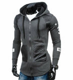 Mens Street Style Biker Hoodie - MapleARTUS