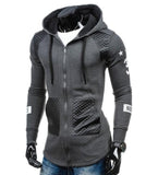 Mens Street Style Biker Hoodie - MapleARTUS