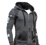 Mens Street Style Biker Hoodie - MapleARTUS