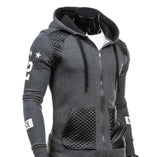Mens Street Style Biker Hoodie - MapleARTUS