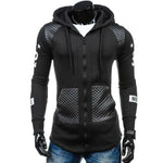 Mens Street Style Biker Hoodie - MapleARTUS