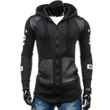 Mens Street Style Biker Hoodie - MapleARTUS