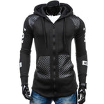 Mens Street Style Biker Hoodie - MapleARTUS