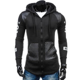 Mens Street Style Biker Hoodie - MapleARTUS