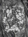 ROMWE Men Cotton Tie Dye Butterfly Print Y2k T-Shirt, School