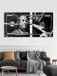 1pc Canvas Print,Inspirational Wall Decor Poster,Waterproof Canvas Art For,Abstract Black 100 Dollars Banknote Wall Painting, Canvas Gifts Wall Art Picture ,Very Suitable Living Room Bedroom Office Family Wall Art and  Home Decor-No Frame - MapleCo