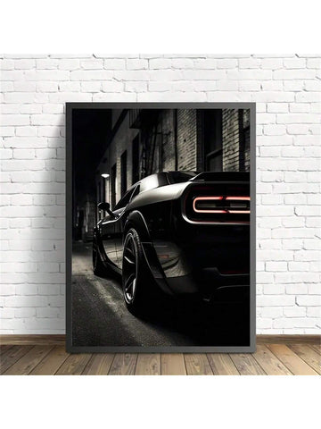 1pc,Sport Car Wall Art, Racing Canvas Print Painting, Home Decoration, For Living Room, Bedroom, Office, Kitchen, Restaurant, Bar Wall Decor, Print Artwork, For Racing Hobbyist Gift, Classic Car Wall Art Picture Canvas Painting,Unframed - MapleCo