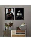 2pcs Music Canvas Wall Art Poster, Bedroom Living Room Corridor Album Cover Rapper Poster - Aesthetic Fall Decor - MapleCo