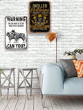 1pc Retro Funny Metal Sign Sheet Signs Tin Sign - MapleCo