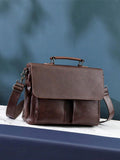 Men's Casual Shoulder Crossbody Bag, Fashion Business Commuter Gift Halloween Christmas Fall University Sling Bag - MapleCo