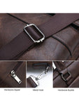 Unisex Laptop Bag PU Leather Business Bag Briefcase Messenger Satchel Shoulder Bag For Men Women - MapleCo