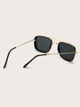 1pair Men Top Bar Aviator Fashion Glasses For Daily Life Elegant Shades Accessories - MapleCo