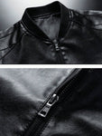 Men'S Leather Jacket For Autumn - MapleCo