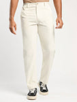 Forever 21 Men's Spring And Summer Casual Fit Apricot Cargo Trousers - MapleCo