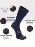 1/3/6 Pairs Men's Socks Breathable Running Socks For Outdoor Sports - MapleCo