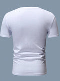 Men's Round Neck Short Sleeve Casual Commuting T-Shirt - MapleCo