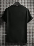 Men Summer Sports Letter Printed Round Neck Casual Commute T-Shirt - MapleCo