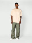 SUMWON Loose Fit Baggy Parachute Pant With Paint Print - MapleCo