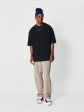 SUMWON Straight Leg Nylon Jogger Trouser With Side Seam Snaps - MapleCo